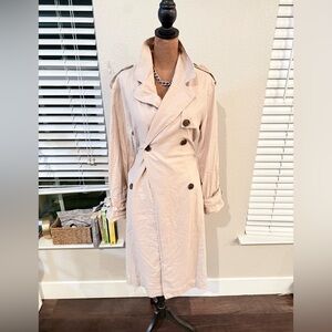 Trenchcoat  by A New Day in a light beige / blush tone.